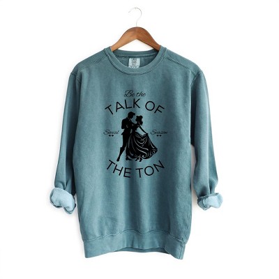 Simply Sage Market Women's Garment Dyed Graphic Sweatshirt Talk of The Ton