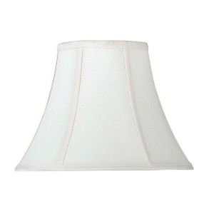 Cal Lighting SH-1062 9-Inch Side Bell Stretched Faux Silk Shade - 1 of 3