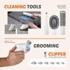 Aukfa 5-in-1 Dog/Cat Grooming Kit， 2.5L Pet Hair Vacuum & Electric Clippers for Effortless At-Home Care - 3 of 4