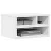 Aghana Digitals White Engineered Wood Multifunctional Organizer: 15.7"x12.6"x8.9" Printer Stand - 4 of 4