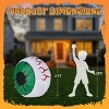 Syemin Decorative Holiday Scene Props 2 PC Halloween Inflatables Large Eyes Decoration, 3FT Blow Ups Green Eyes for Yard, Multicolored, 36"*36"*36" - 4 of 4