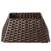 Gardenised Foldable Christmas Tree Skirt Collar Basket, Ring Base Stand Cover, Rattan Plastic - image 2 of 4