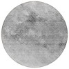 Silver Gray And Ivory Abstract Washable Indoor Outdoor Area Rug - 4 of 4