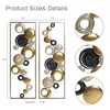 LuxenHome Set of 2 Modern Multi-Color Abstract Metal Wall Decor Panels Multicolored - 3 of 4