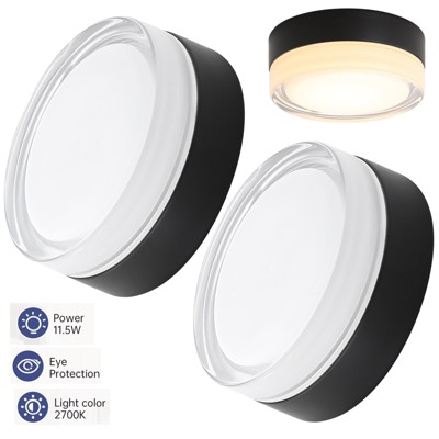 6'' Modern Flush Mount Ceiling Light Fixture LED Ceiling Lamp Pendant Chandelier Kitchen Home Kitchen Fixture Lamp Bedroom Light