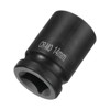 Unique Bargains CR-MO Mechanical Maintenance Metric 4 Point Square Impact Socket Black - 3 of 4