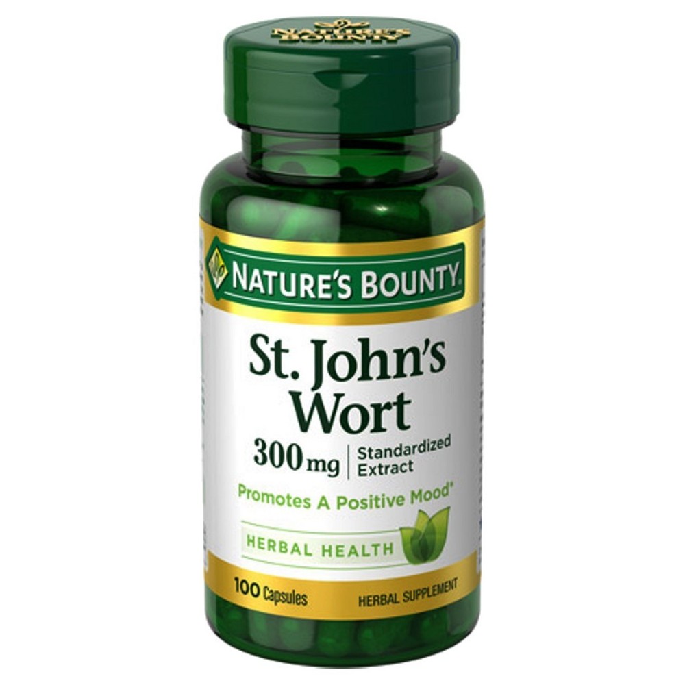 UPC 074312365515 product image for Nature's Bounty St. John's Wort Extract 300 mg Capsules - 100 Count | upcitemdb.com