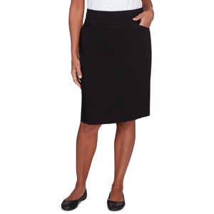 Alfred Dunner Womens Petite Classic Stretch Waist Skirt - 1 of 4