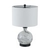 Metal Table Lamp Comes with Various Base Styles and a Hemp Lampshade for Modern Bedside Tables Desks Living Rooms - 3 of 4