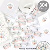 Big Dot of Happiness Let's Be Fairies - Mini Candy Wrappers & Candy Circle Stickers - Fairy Garden Birthday Party Candy Favor Sticker Kit - 304 Pieces - 2 of 4