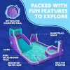 Sunny & Fun Large Purple Inflatable Kids Backyard Water Slide Park for Outdoor Fun - 2 of 4