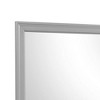 Royal Hampton Dresser Mirror, 38 Inch Square Frame, Farmhouse Gray Solid Wood - 4 of 4