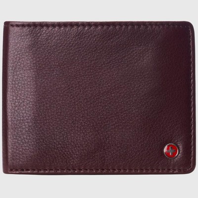 Alpine Swiss RFID Connor Passcase Bifold Wallet For Men Leather Comes in a Gift Box