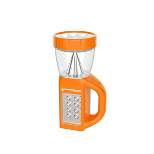 Leisure Sports 3-in-1 Lightweight LED Lantern Flashlight Combo with Side Panel Light for Camping, Hiking & Emergencies - Orange