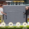Aoibox Twin Mattress Moving Storage Bag Waterproof Cover with 8 Handles Zipper Extra Thick Reusable Grey 77x42x13.5 - 4 of 4