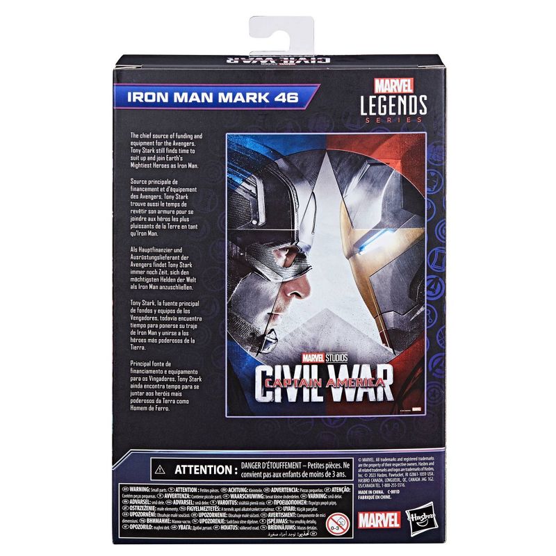 Marvel Legends The Infinity Saga Iron Man Mark 46 Action Figure, 4 of 12
