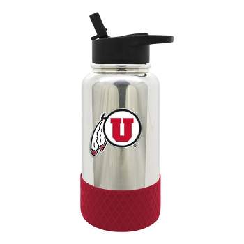 NCAA Utah Utes 32oz Chrome Thirst Hydration Water Bottle