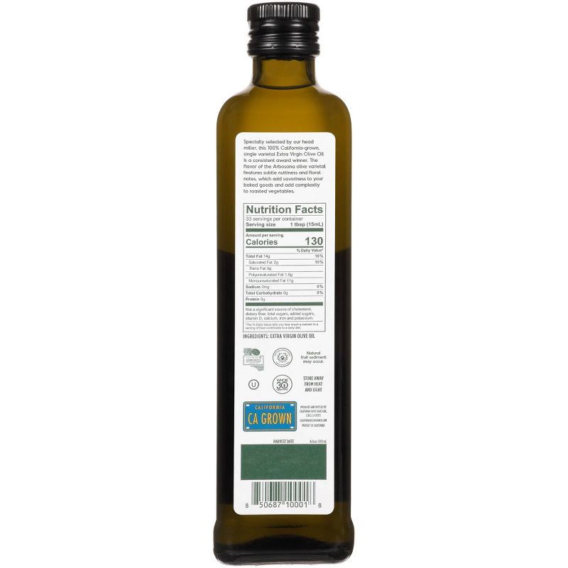 California Olive Ranch Reserve Arbosana Extra Virgin Olive Oil - 16.9 fl oz, 3 of 6