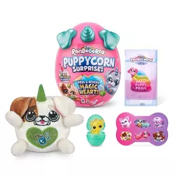 Rainbocorns Sparkle Heart Series 4 Puppycorn Surprise Collectible Dog Plush by ZURU
