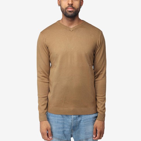 Big v neck sweater best sale