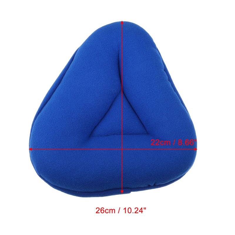 Unique Bargains Comfort Soft Plush Bicycle Thickened Saddle Seat Cover, 4 of 7