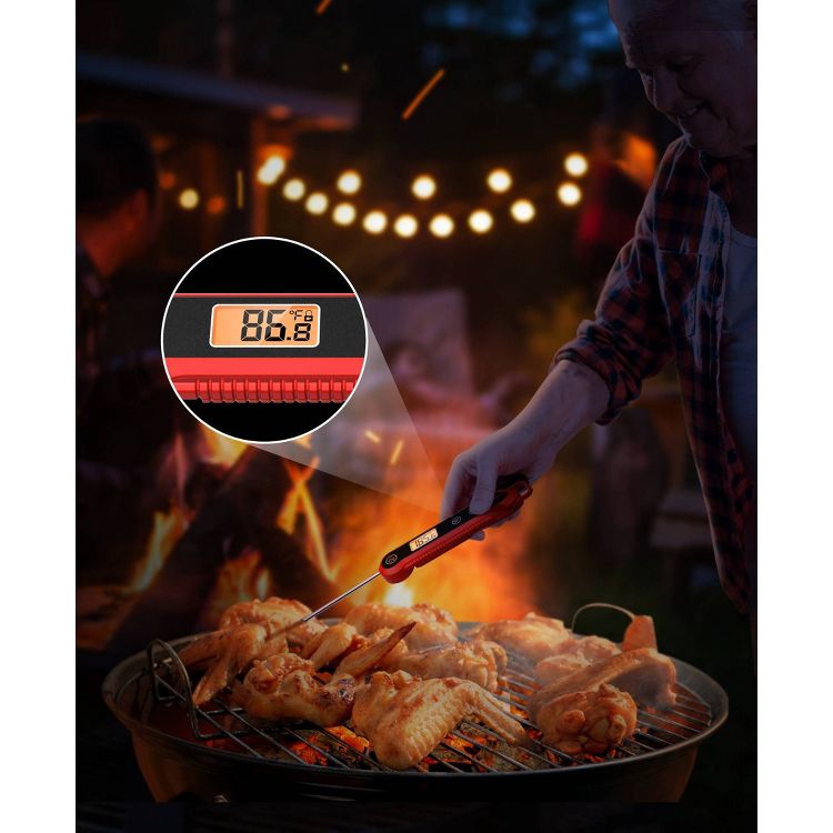 ThermoPro Waterproof Instant Read Grilling Thermometer, 3 of 7