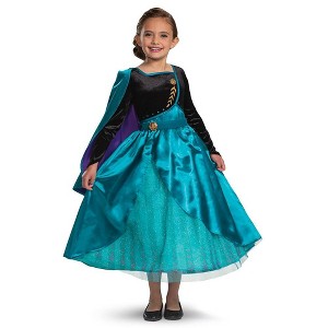 Disney Frozen 2 Anna Deluxe Kids' Halloween Costume Dress - 1 of 4