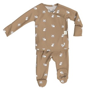 Bonsie Skin to Skin Babywear - Footie - Frenchie - 1 of 4