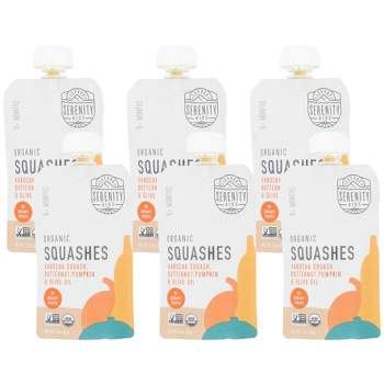 Serenity Kids Organic Squashes Puree 6+ Months - Case of 6/3.5 oz