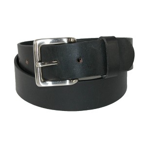 CTM Men's Leather Bridle Belt with Removable Buckle - 1 of 4