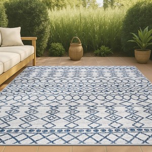 Kafel  Bohemian Indoor/Outdoor Area Rug  - JONATHAN Y - 1 of 4