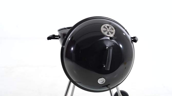 Captiva Designs E02GR003 22&#34; Kettle Charcoal Grill - Black, 2 of 11, play video