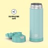 THERMOS FUNTAINER 16 Ounce Stainless Steel Vacuum Insulated Bottle with Wide Spout Lid, Mint - 4 of 4