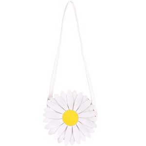 HalloweenCostumes.com  Women Women's Flower Purse, White/Yellow - 1 of 4