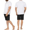 HAPPY BAY Mens Short Sleeve Button Down Casual Camp Summer Beach Shirts Business Dress Shirts Vacation Solid Shirts with Pocket - 4 of 4