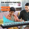 VEVOR 88 Key Digital Piano Keyboard, Semi Weighted Keys, Full Size Electric Keyboard Piano Set with Adjustable Stand Built-In Speakers,Black - 4 of 4