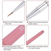Unique Bargains Detail Paint Nylon Miniature Brush 5 Pcs - 4 of 4