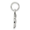 Black Bow Jewelry Sterling Silver Antiqued I Heart Softball Script Charm - 2 of 4