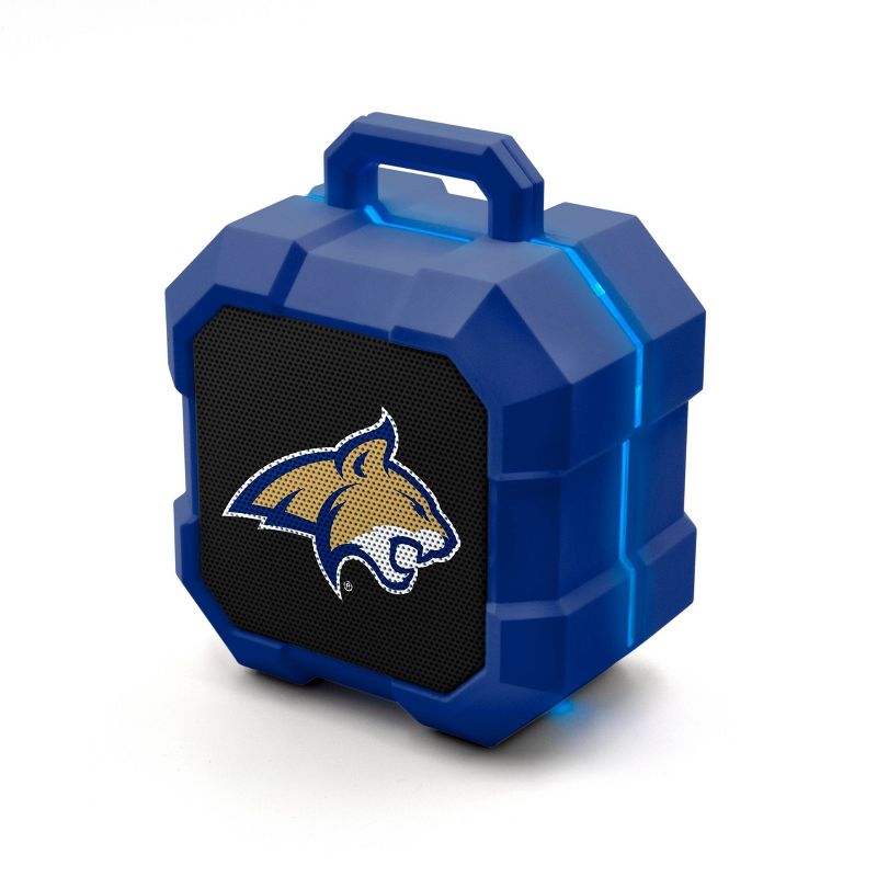 NCAA Montana State Bobcats LED ShockBox Bluetooth Speaker, 1 of 4