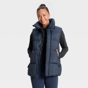Women's Long Puffer Vest - All In Motion™ - 1 of 4