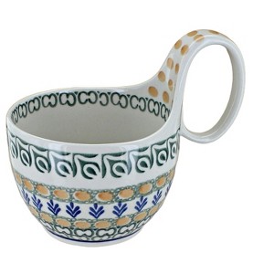 Blue Rose Polish Pottery 845 Ceramika Artystyczna Soup Mug - 1 of 1