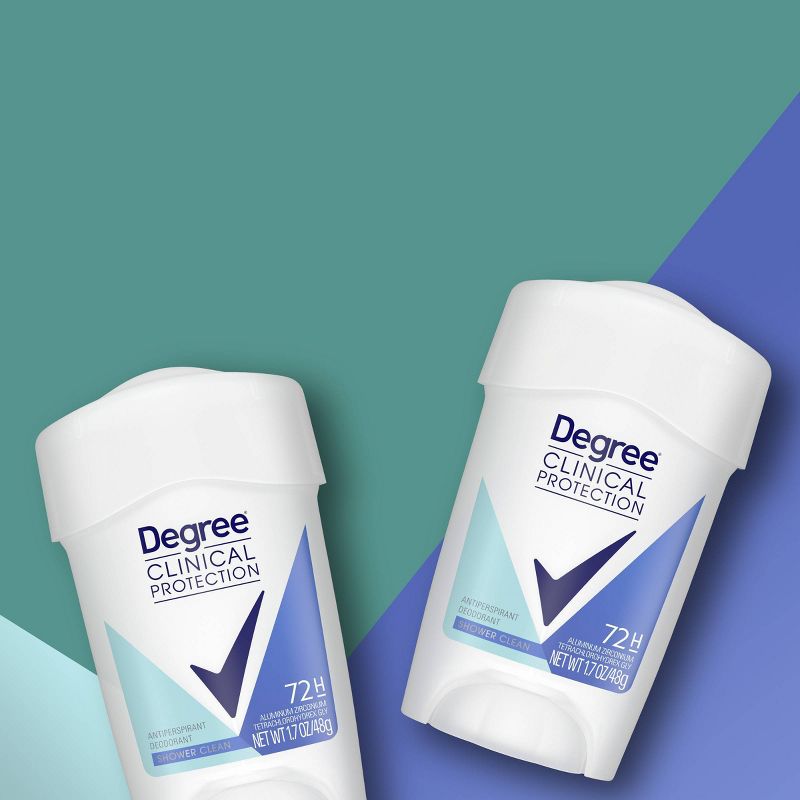 Degree Clinical Protection Shower Clean Antiperspirant &#38; Deodorant Stick - 1.7oz, 5 of 8