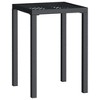 vidaXL Patio Table Anthracite 19.7 in.x19.7 in.x28.3 in. Steel - 2 of 4