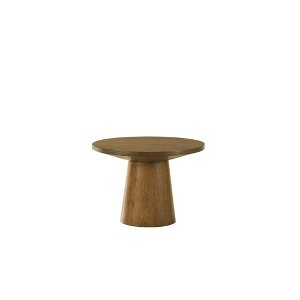Best Master Furniture, Terra Transitional Round End Table with Pedestal Base - 1 of 4