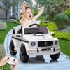 12V Electric Car for Kids, Licensed Mercedes-Benz G63 Ride on Toy with Remote Control, Electric Vehicle with LED Light MP3 USB Bluetooth - 2 of 4