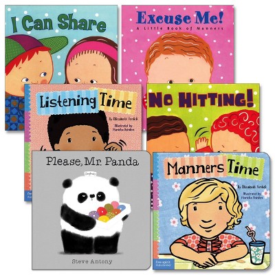 Kaplan Early Learning Learning Manners Board Books - Set of 6