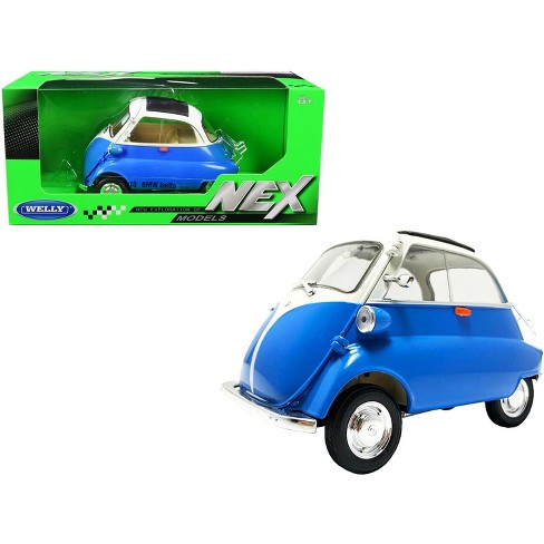 BMW Isetta Blue and White NEX Models 1 18 Diecast Model Car by Welly