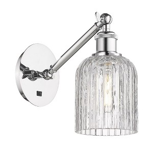 Bridal Veil - 1 Light Arm Adjusts Up and Down Wall Sconce In Art Deco Style-9 Inches Tall and 5 Inches Wide - 1 of 1