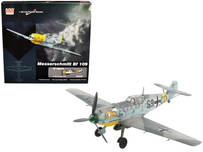 Messerschmitt Bf 109E-7B Fighter Aircraft "III./SKG 210, Russia" (1941) "Air Power Series" 1/48 Diecast Model by Hobby Master