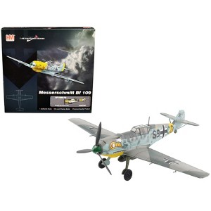 Messerschmitt Bf 109E-7B Fighter Aircraft "III./SKG 210, Russia" (1941) "Air Power Series" 1/48 Diecast Model by Hobby Master - 1 of 4